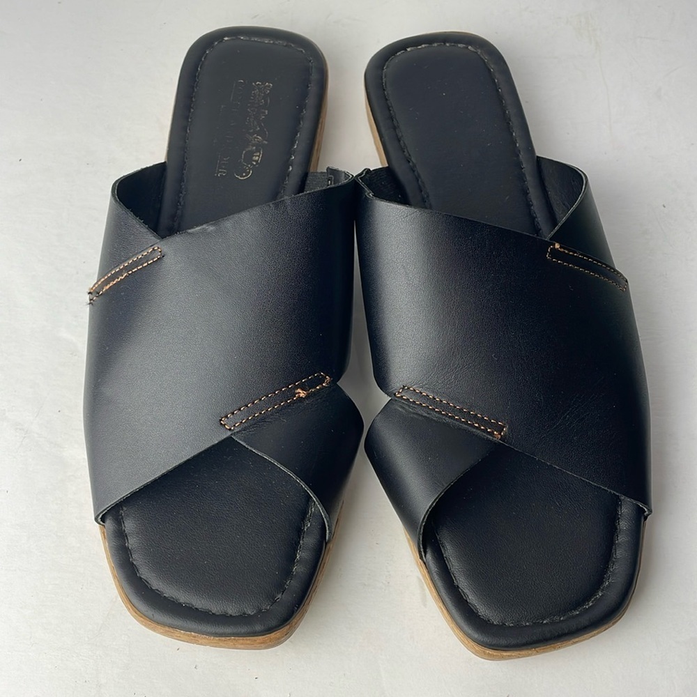 Coach and Four Ferrara Black Sandals